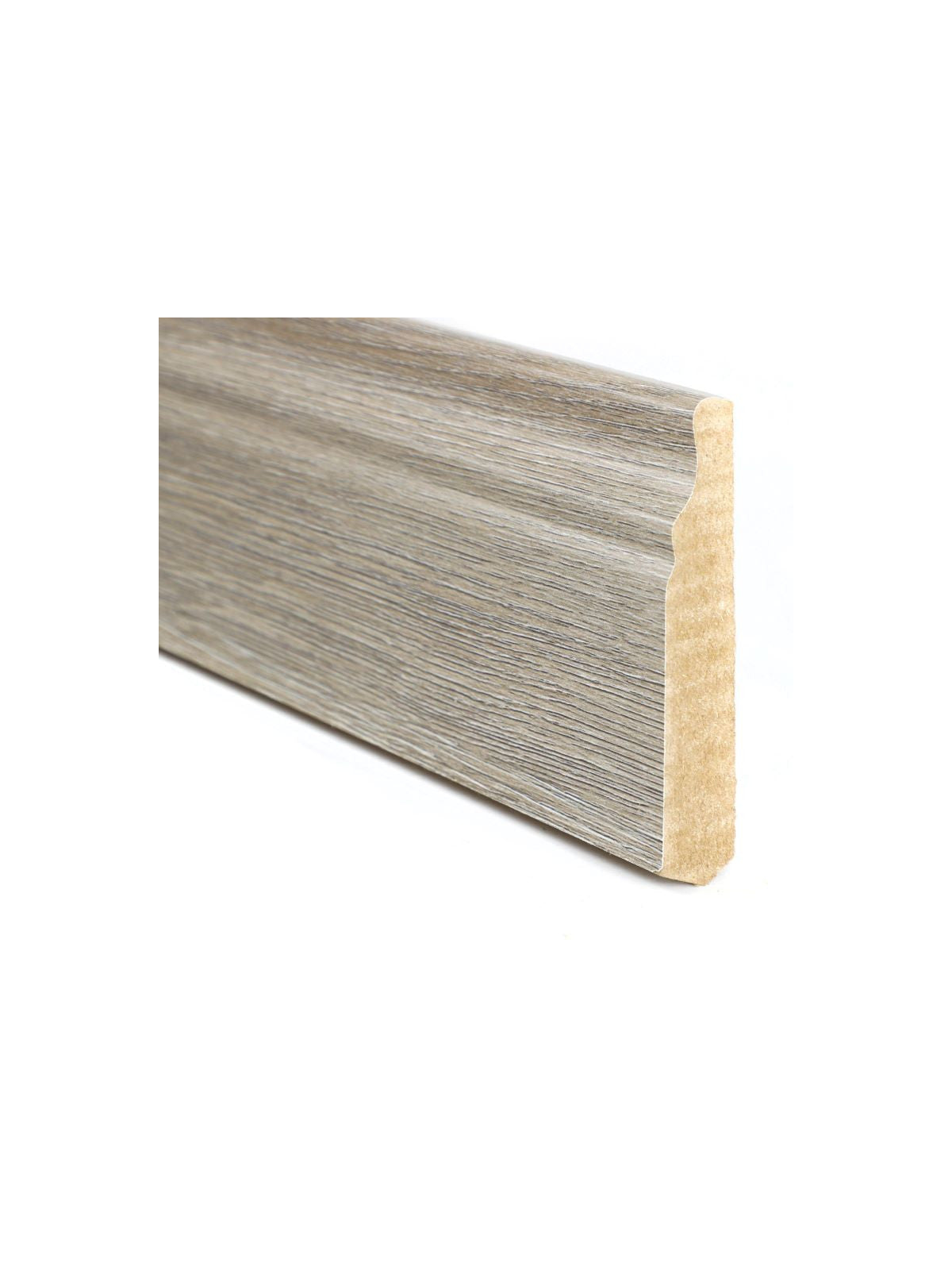 Guardapolvo Fotolaminado Grey 15x2.400x90 mm - Pisos Flotantes - Pisos Manríquez